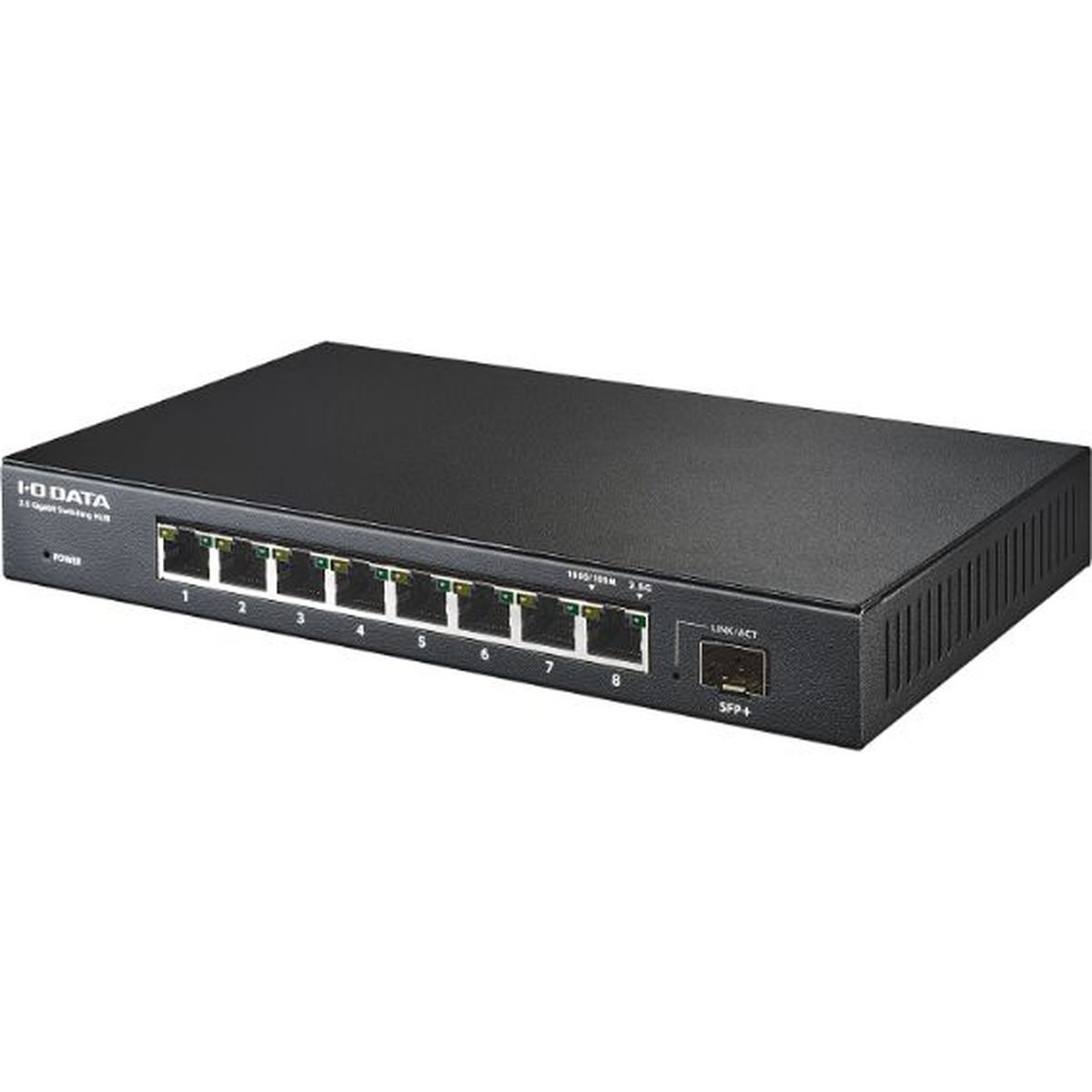 アイ・オー・データ機器 10G対応SFP+搭載2.5Gアンマネージスイッチ 8ポート BSH-QG08/UE