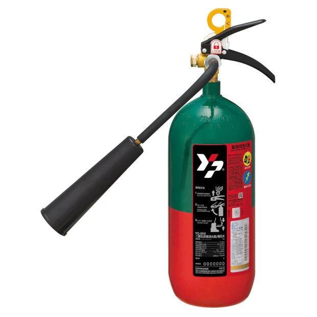 ハツタ CG-5 消火器 5L リサイクルシール付 2025年製】ハツタ CG-5 二酸化炭素 消火器 5型 ※リサイクル