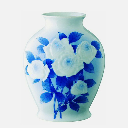 楽天市場】宮内庁御用達 名門 有田焼 陶磁器 香蘭社 『染付桐鳳凰花瓶