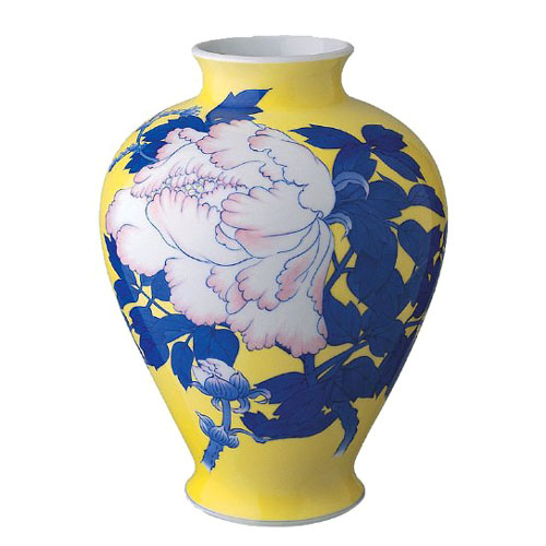 楽天市場】宮内庁御用達 名門 有田焼 陶磁器 香蘭社 『染付桐鳳凰花瓶