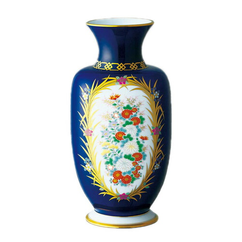 楽天市場】宮内庁御用達 名門 有田焼 陶磁器 香蘭社 『染付桐鳳凰花瓶