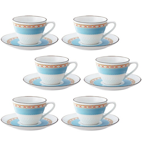 【当日送りとどける 11時までの申しつける分】\u003cBR\u003eノリ竹 ( NORITAKE ) \u003cBR\u003e鼻歌を歌う青色 \u003cBR\u003e紅茶・珈琲優勝杯＆平円盤 ６客仕掛ける \u003cBR\u003e210ml ※ 陰電子領域当て嵌める可 \u003cBR\u003e[ブランド名ロゴタイプ入り口・入口差し上げ物ＢＯＸ] \u003cBR\u003e一般受け 差し上げ物 一緒になる祝 生み出すこと祝 営造祝 一緒になる内祝 生み出すこと内祝 不死化品 歳祝