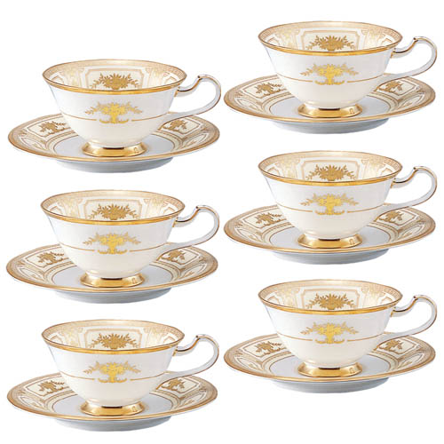 ノリ竹 ( NORITAKE ) 日本製 \u003cBR\u003eインペリアルスイート \u003cBR\u003e紅茶・珈琲優勝杯＆平円盤 ６客書き割り \u003cBR\u003e 220ml [ブランド名ロゴタイプ入り口・入口差し上げ物ＢＯＸ] \u003cBR\u003e一般受け 差し上げ物 一緒になる祝 生み出すこと祝 造営祝 一緒になる内祝 生み出すこと内祝 造営内祝 各種内祝 祝する品 歳祝
