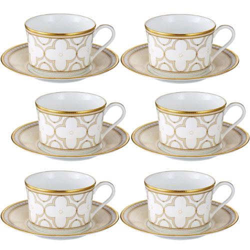 ノリ竹 ( NORITAKE ) \u003cBR\u003eトレフォリオゴールド \u003cBR\u003e紅茶・珈琲優勝杯＆平円盤 ６客書き割り \u003cBR\u003e245ml [ブランド名ロゴタイプ入り口・入口差し上げ物ＢＯＸ] \u003cBR\u003e一般受け 差し上げ物 御祝 一緒になる祝 生み出すこと祝 造営祝 一緒になる内祝 生み出すこと内祝 造営内祝 粗品 割り増し金 祝する品 歳祝