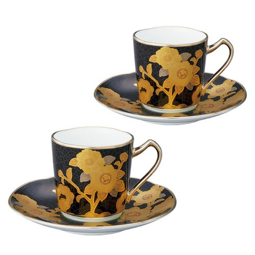 ノリ竹 ( NORITAKE ) 日本製 \u003cBR\u003eオマージュコレクション 黒絵ローズ文 \u003cBR\u003eデミタスコーヒーカップ＆ソーサーペア \u003cBR\u003e85ml [ブランド名ロゴタイプ入り口・入口差し上げ物ＢＯＸ] \u003cBR\u003e一般受け 差し上げ物 御祝 一緒になる祝 生み出すこと祝 営造祝 一緒になる内祝 生み出すこと内祝 営造内祝 各種内祝 心地良さ祝 粗品 割り増し金 不死化品 歳祝