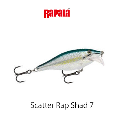 楽天市場 大特価 在庫限り ラパラ スキャッターラップ シャッド 7rapala Scatter Rap Shad 7 Scrs7釣り具 フィッシング クランクベイト ハードルアー おすすめ 通販 ブラックバス バスルアー メール便3個までok 彦星フィッシング