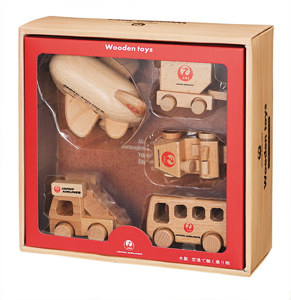 【丸彰】Wooden toys ANA / 全日空商事 空港で働く乗り物｜ブナ製 丸彰Wooden toys ANA 全日空商事 空港で働く乗り物ブナ製