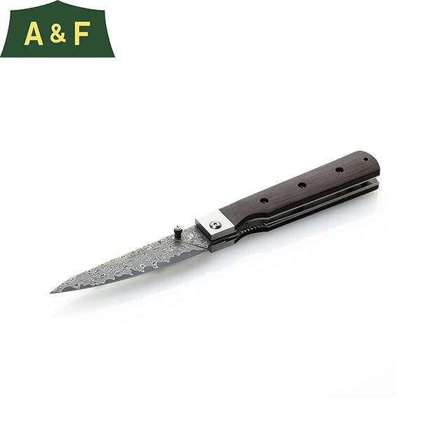A&F 折りたたみ包丁 A&Fバーベキューシェフ70層ダマスカスペティー エイアンドエフ AF89002008000000