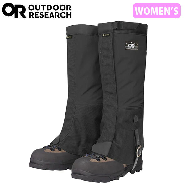 アウトドア問い合わせ OUTDOOR RESEARCH レディース スパッツ ゴアテックス Ws 古典派音楽 クロックゲイター 黒いこと 雨合羽透湿 ロング丈 山登り OR19846179001