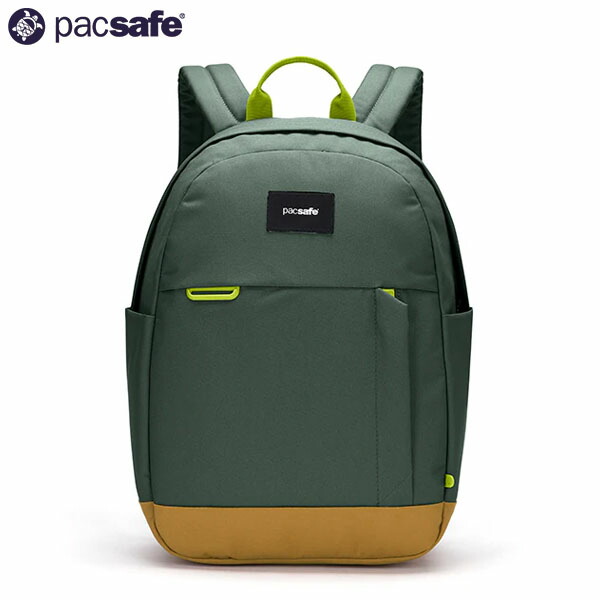 容器に並べるセーフ PacSafe 背嚢 GO 15Lうしろ側容器に並べる スプルースグリーン RFID スキミング押しとどめる 旅する 旅行 PAC12970330535000