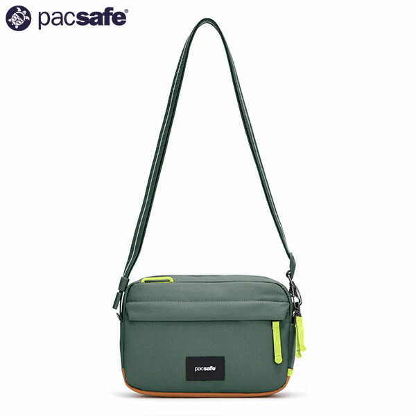 パックセーフ PacSafe ショルダーバッグ ボディバッグ GO クロスボディ スプルースグリーン RFID スキミング防止 旅行 トラベル PAC12970332535000|ハイカム 店