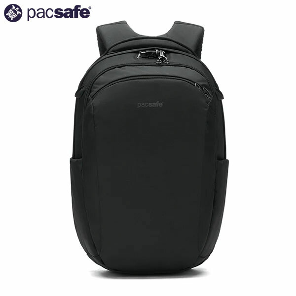 パックセーフ PacSafe リュック V26 ツアーバックパック ジェットブラック 黒 RFIDセーフ スキミング防止 盗難防止 旅行 トラベル 出張 PAC12970375130000｜ハイカム　店 19,296円