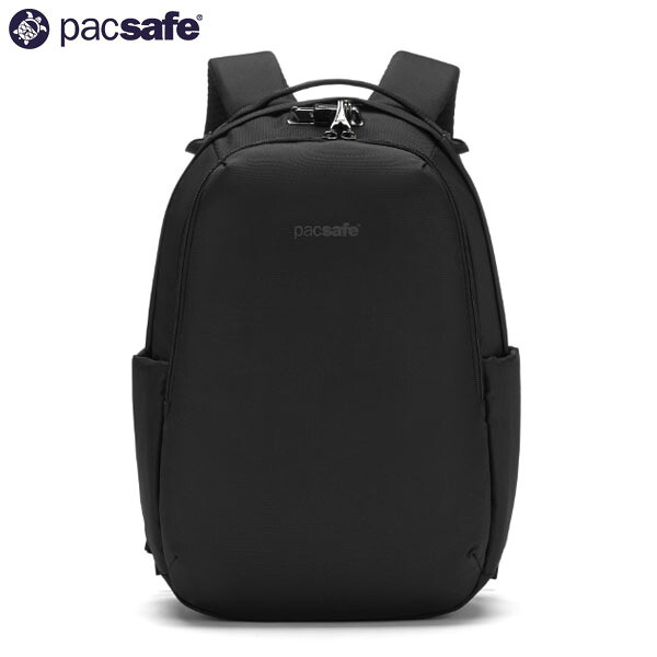 パックセーフ PacSafe リュック V16 バックパック ジェットブラック 黒 RFIDセーフ スキミング防止 盗難防止 旅行 トラベル 出張 PAC12970376130000|ハイカム 店