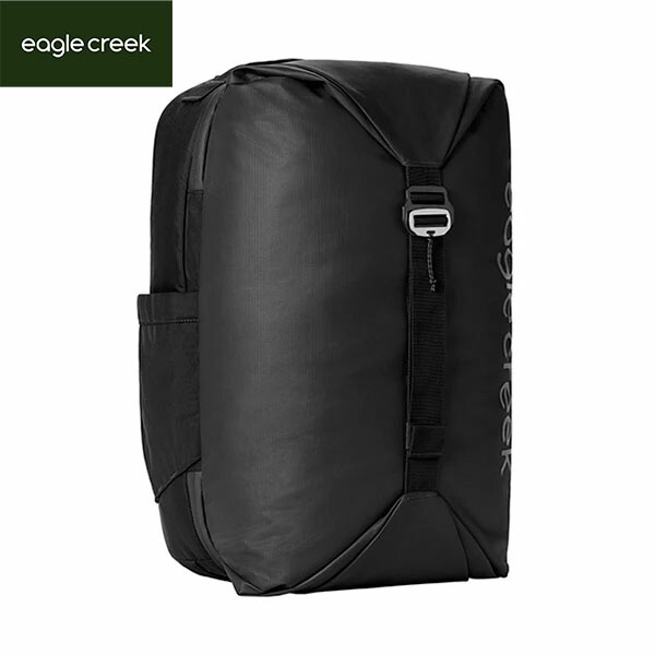 鷲細流 EagleCreek 周遊旅行 周遊容器に並べる 40L 黒いこと トラベルバックパック EC060504010 雨合羽 締め付ける 取り片づける EAG11862395001000