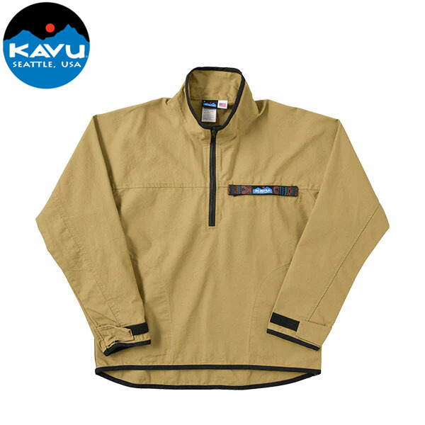 カブー KAVU メンズ ハーフジップ スローシャツ ヘリテージカーキ アウター アウトドア 国内正規品 KAV19811305147