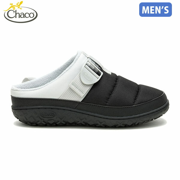 チャコ Chaco メンズ スリッポン クロッグサンダル Ms ランブル ラゲット クロッグ グレー/ブラック JCH110163Z 撥水 キャンパス素材 軽量 CHA12366178163