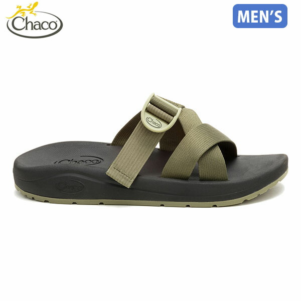 チャコ Chaco メンズ サンダル Ms クッシュZ スライド モッシーオリーブ スライドサンダル 軽量 速乾 普段履き CHA12366184021