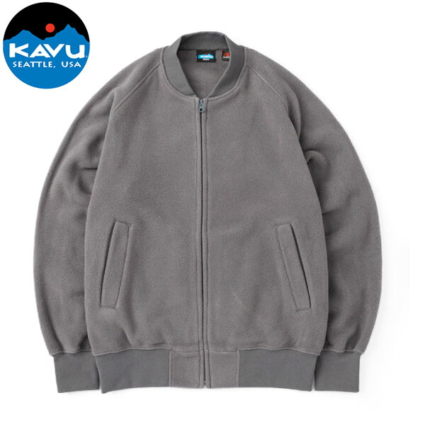 カブー KAVU メンズ フリースジャケット ポーラテックジャケット 薄墨色 スタジャン KAV19823001033