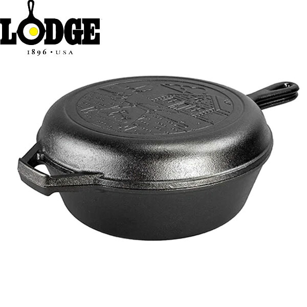 はたご屋 LODGE 深鍋 スキネットボール フライパン キャビンコンボクッカー LCCWND 黒いこと LDG19240290000000