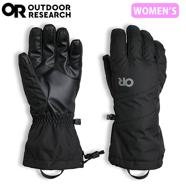 アウトドアリサーチ OUTDOOR RESEARCH レディース 手袋 アドレナリン グローブ ブラック アウトドア OR19846400001