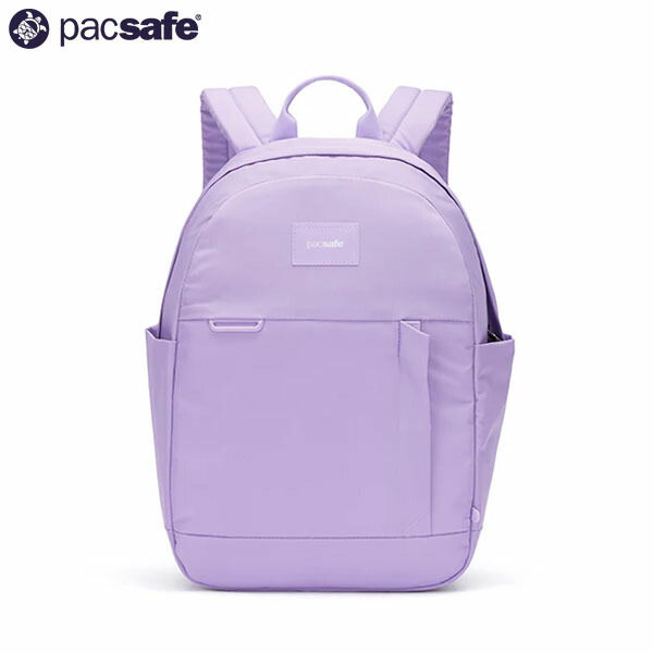容器に並べるセーフ PacSafe GO 15L うしろ側容器に並べる ラベンダー 背嚢 通い 通学 撥水 RFID スキミング押しとどめる 切り取り押しとどめる 外国で旅する 旅行 防犯 PAC12970330612000