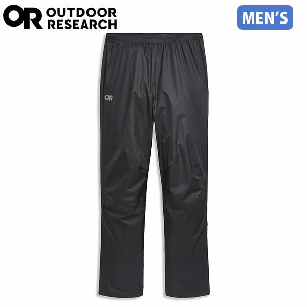 アウトドアリサーチ OUTDOOR RESEARCH Ms ヘリウム UL パンツ ブラック メンズ ロングパンツ 軽量 防水透湿 耐久性 登山 トレッキング OR19846503001