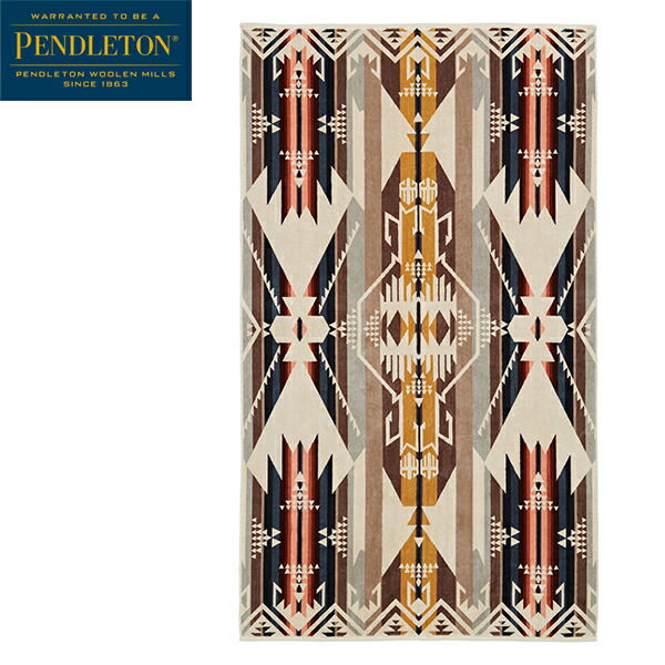 PENDLETON ペンドルトン ジャガードバスタオルオーバーサイズ XB233 白いこと砂子 PEN19373185555000