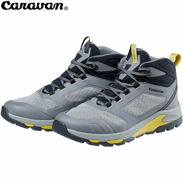 【楽天市場】キャラバン CARAVAN トレッキングシューズ 登山靴 ゴアテックス C1_DL MID 100グレー ユニセックス メンズ