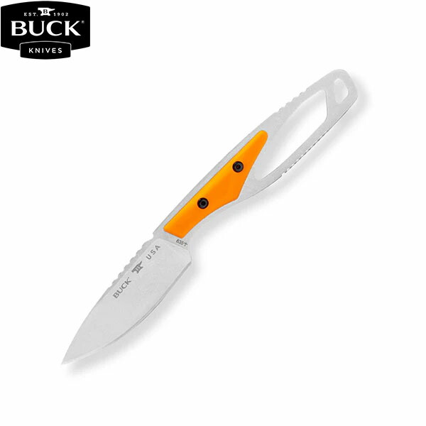 BUCK KNIVES うしろ側出刃包丁 635 風呂敷き包み点火装置 ケイプ オレンジ色 多役立つこと 生き残ること アウトドア 軽さ BKN14020186005000