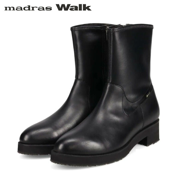 マドラスウォーク レディース MWL1036H ゴアテックス GORE-TEX 遊撃手ブーツ 雨合羽透湿 BLACK madrasWalk MADMWL1036HBLA