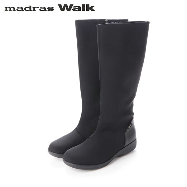 マドラスウォーク madras Walk レディース ゴアテックス スノーブーツ ロングブーツ MWL2208 BLACK 雨合羽透湿 防滑 防寒 MADMWL2208BLA