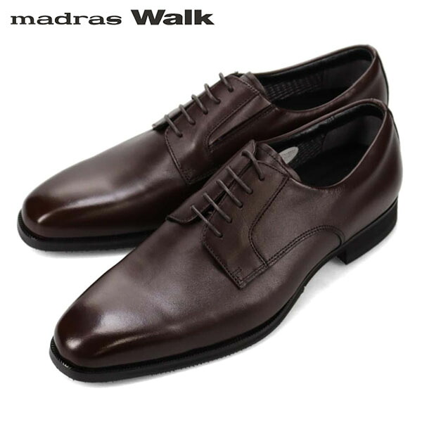マドラスウォーク madras Walk メンズ ゴアテックス ビジネスシューズ 紳士靴 革靴 SPMW7801 D-BROWN 防水透湿 通勤 MADSPMW7801DBR|ハイカム 店