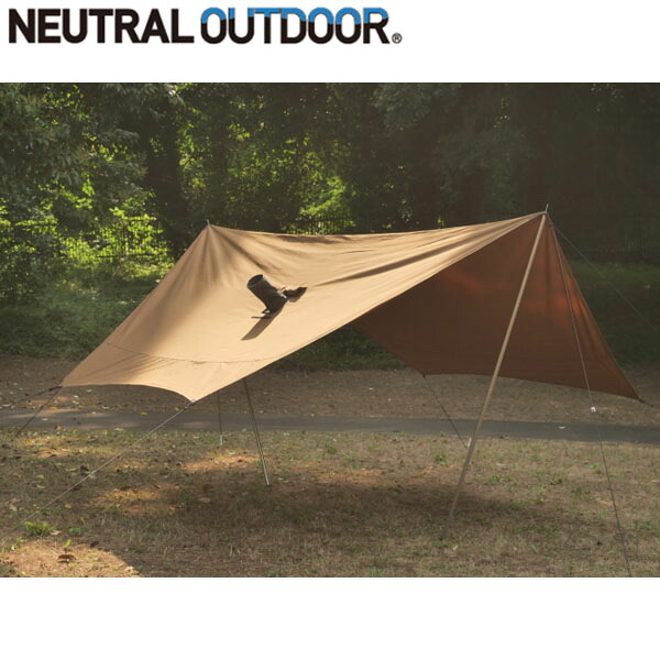 ニュートラルアウトドア NEUTRAL OUTDOOR NT-TA12 TCタープ3.0 チムニー ブラウン ヘキサ型タープ 煙突穴 チムニーアダプター別売 NT67640