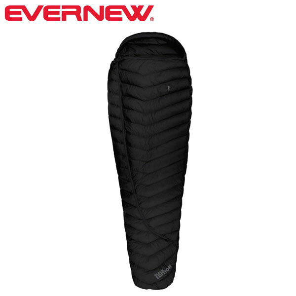 エバニュー EVERNEW GRU5201 Biopod DownWool Extreme Light185 010Black 寝袋 シュラフ ロングモデル キャンプ アウトドア EVNGRU5201010