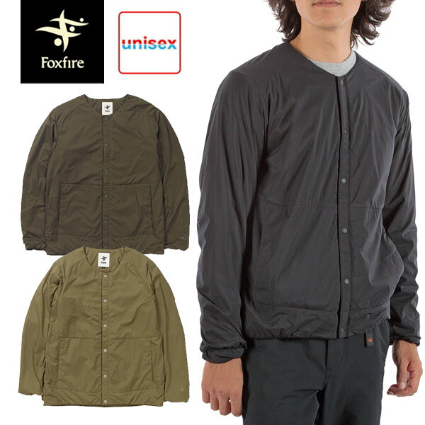 フォックスファイヤー Foxfire ユニ一発やる メンズ レディース 上衣 オクタライニングカーディガン Octa Lining Cardigan 軽さ 保温 静電気押しとどめる FOX5113459