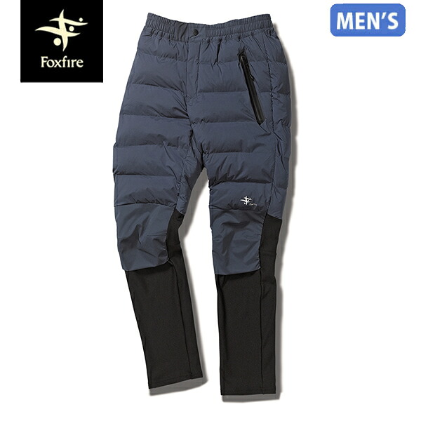 フォックスファイヤー Foxfire メンズ ズボン下 サーモフラッフィパンツ インキ青色（057）Thermo Fluffy Pants 保温 伸ばすこと FOX5114416057