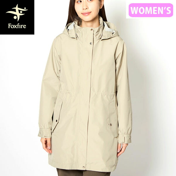 フォックスファイヤー Foxfire レディース コート アウター ゴアテックス GORETEX ワイザーコート ダークグラナイトサンド(244) 防水透湿 全天候 FOX8113521244