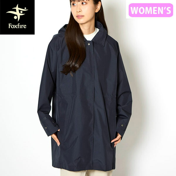 フォックスファイヤー Foxfire レディース ステンカラーコート ゴアテックス WSミストラルコート インクブルー GORE-TEX 防水 透湿 通勤 FOX7213694057 28,796円