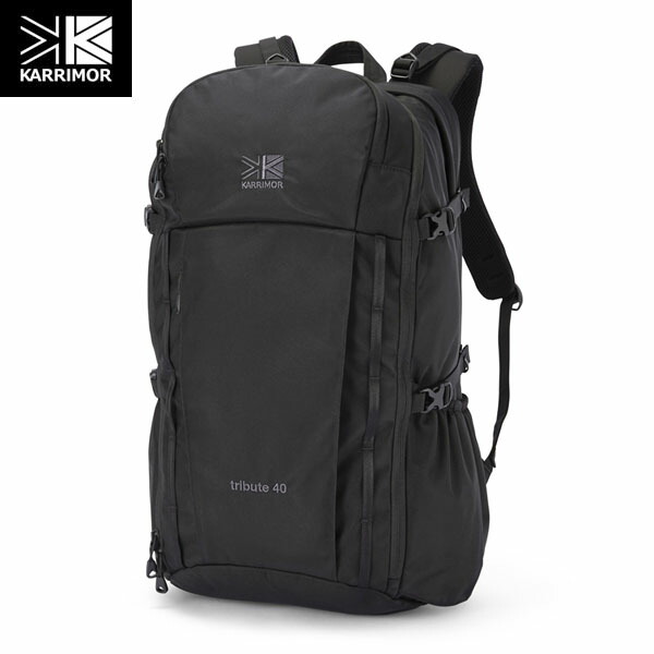 カリマー karrimor リュック バックパック tribute 40 トリビュート40 Black ブラック 中型 出張 旅行 KAR5012339000