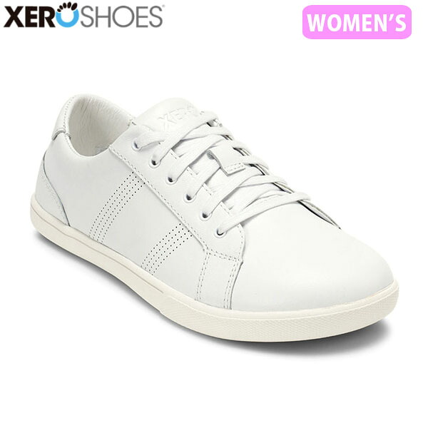 ゼロシューズ XEROSHOES レディース シューズ スニーカー W's ディロンレザー ホワイト レザースニーカー DLLW-WHTE XERDLLWWHTE|ハイカム 店