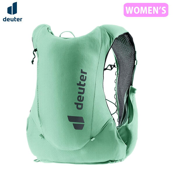 ドイター deuter レディース 女性用 ランニングベスト デイパック トレイク 5 S（SL） スペアミント&times;シーグリーン トレラン 軽量 D3101024 DEU310102422934｜ハイカム　店