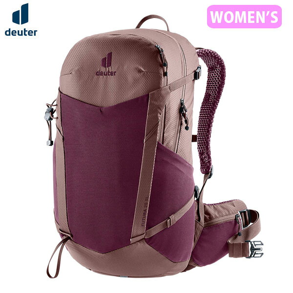ドイター deuter レディース 女性用 リュック バックパック フューチュラ 25 SL カシス×アッシュローズ ハイキング トレッキング DEU34002265116|ハイカム 店