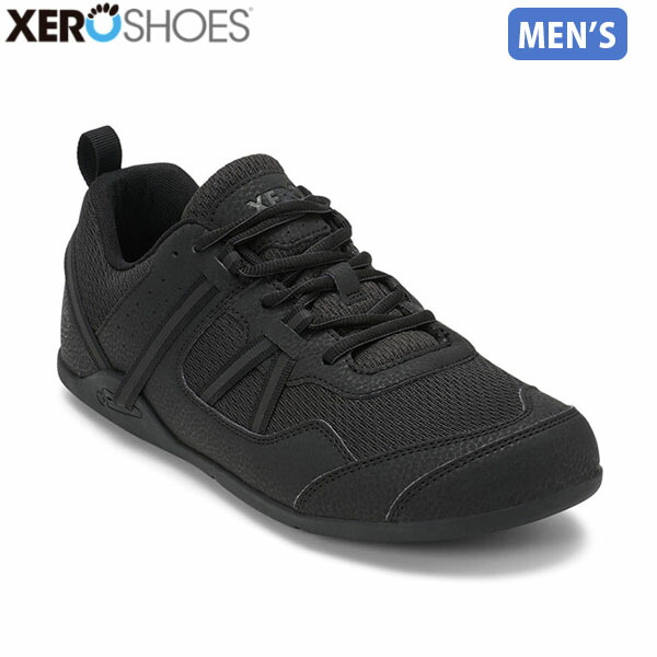 無しシューズ XEROSHOES M\u0027s プリオ 黒いこと メンズ スニーカー 駈けっくら ウォーキング 運動競技 XERPRMBLK
