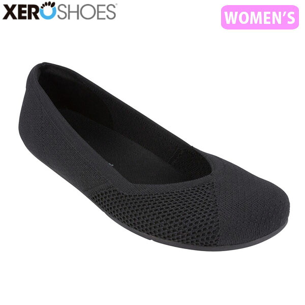 ゼロシューズ XEROSHOES パンプス カジュアルシューズ W's フェニックスニット ブラック PHX レディース 防臭 XERPHXKBLK｜ハイカム　店