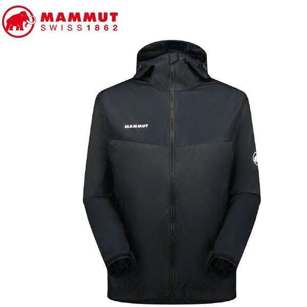 MAMMUT 1012-00630 Glider 2.0 WB Hooded Jacket AF Men black Apparel マムート メンズ アウトドアジャケット ブラック MAM1012006300001