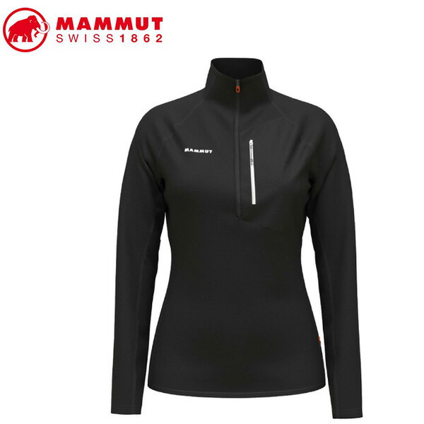 MAMMUT 1014-05511 Aenergy Light ML Half Zip Pull AF Women black Apparel マムート レディース フリース&ベロアジャケット ブラック MAM1014055110001|ハイカム 店