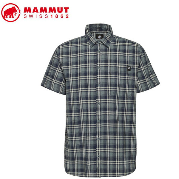 MAMMUT 1015-01590 Trovat Summer Shirt AF Men marine-strata Apparel マムート メンズ 襟付きシャツ ネイビー MAM10150159050627｜ハイカム　店