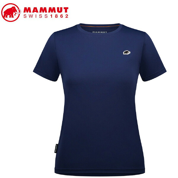 MAMMUT 1017-05090 Mammut Essential T-Shirt AF Women marine PRT1 Apparel マムート レディース Ｔシャツ ネイビー MAM10170509050364