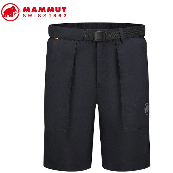 MAMMUT 1023-00910 Hiking Cargo Shorts AF Women black Apparel マムート レディース アウトドアショートパンツウ ブラック MAM1023009100001