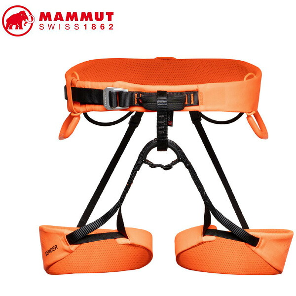 MAMMUT 2020-00970 Sender Harness safety orange Climbing Gear マムート ユニセックス ハーネス オレンジ MAM2020009702196